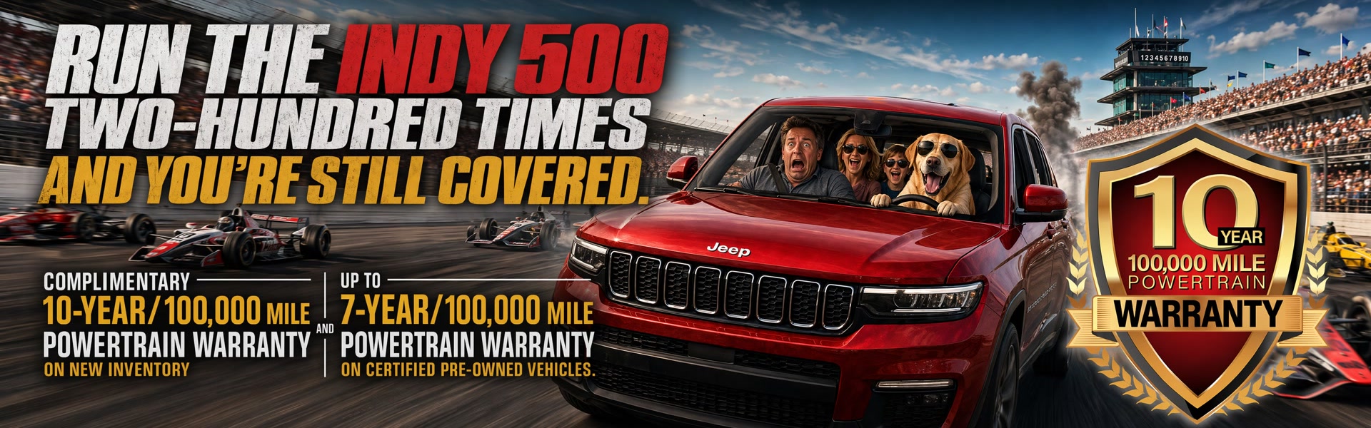 10-Year One Hundred Thousand Mile Powertrain Warranty