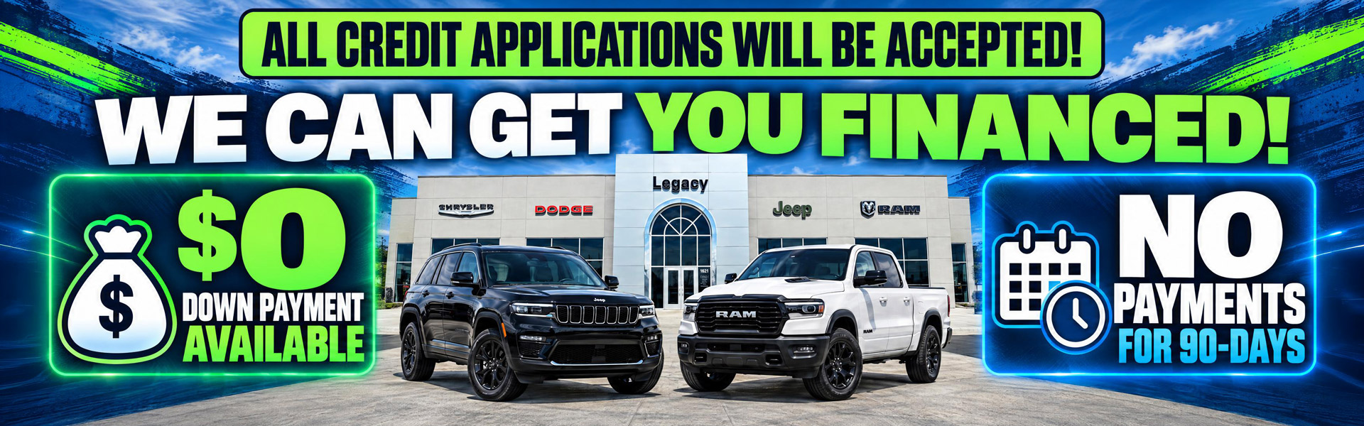 We Can Get You Financed.